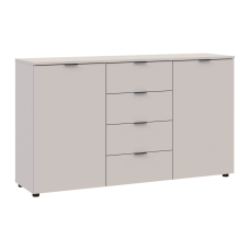 Комод Doros Рон 5 2 фасада 4 ящика Кашемир 140х38х81 (41516047)
